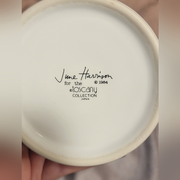 NEW in Box 1984 June Harrison "Catch the wind" Mug Toscany Collection - Picture 4 of 12